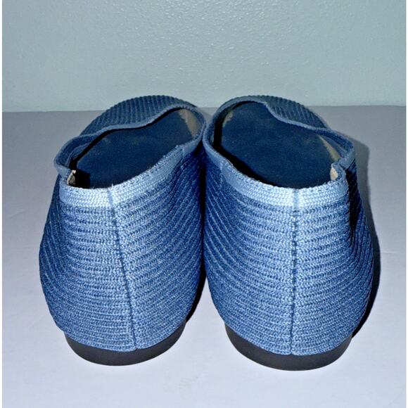 Vivaia Lightweight Square-toe V-Cut Flats Women’s 41 (10) blue Flexible Knitted - Picture 3 of 6